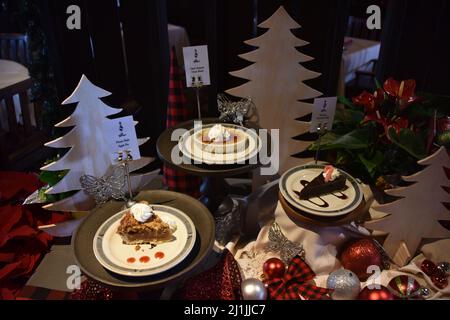 Grand Canyon, AZ., U.S.A. 12/31/2021. El Tovar Hotel-National Historic Landmark in 1987-Master pastries for young and old. Stock Photo