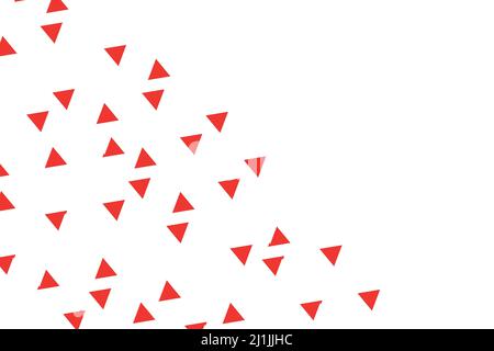 Polygonal red mosaic background. Abstract low poly vector illustration. Triangular pattern, copy space. Template geometric business design with Stock Vector