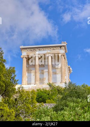 Sanctuary of Athena Nike, Acropolis, Athens, Greece. Stock Photo