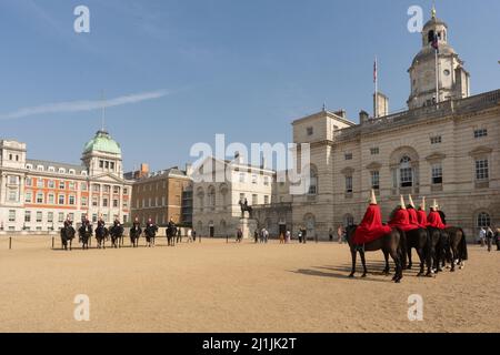 Horse Guards Parade, whitehall, westminster, london, england Stock Photo