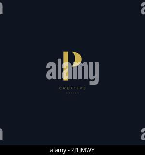 P letters Initial icons monogram vector inspiration logo design Stock Vector