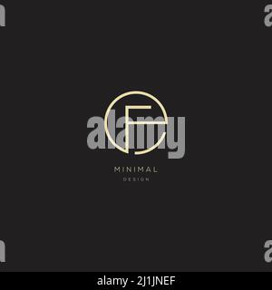 OT ET letters Initial icons monogram vector inspiration logo design Stock Vector