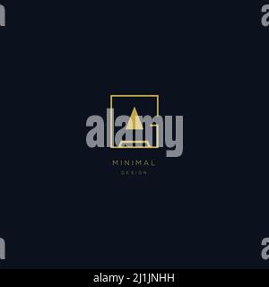 GA letters Initial icons monogram vector inspiration logo design Stock Vector