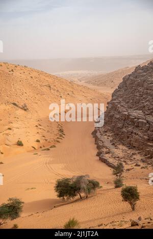 View of Tifoujar Pass, Mauritania Stock Photo