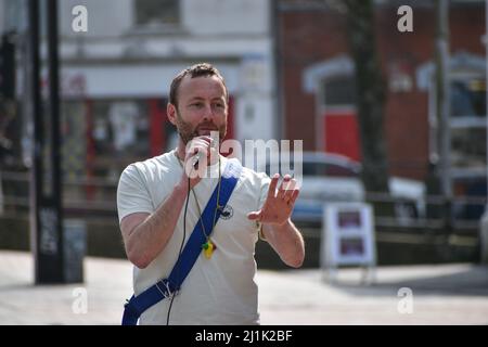 Cork city, Ireland. 2nd Mar, 2022. Fridays for future Cork participated in global climate change protest in Grand parade. Credit: Karlis Dzjamko/Alamy Live News Stock Photo