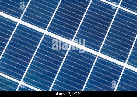 Solar panel texture background Solar panel. solar panel close up, new energy background texture. Stock Photo