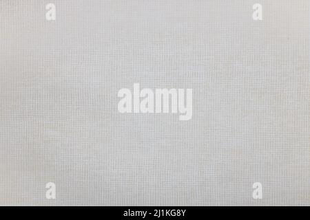 Light natural linen material texture or background Stock Photo
