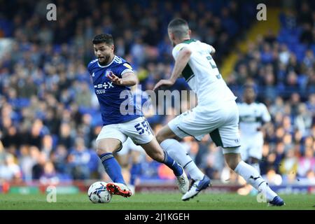 Sam Morsy #55 of Ipswich Town shows his frustration Stock Photo - Alamy