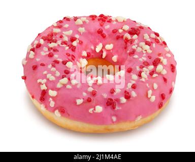 donut path isolated on white Stock Photo