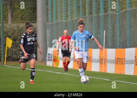 Rome, Italy. 26th Mar, 2022. 16 lw during Italian Football Championship League A Women 2021/2022 day 18 match between S.S. Lazio Women vs Empoli F.C. Ladies at the Mirko Fersini stadium on March 26, 2022, in Formello (Rome), Italy (Credit Image: © Roberto Bettacchi/Pacific Press via ZUMA Press Wire) Stock Photo