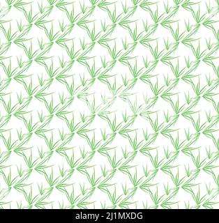 Grass Vector Seamless Repeting Pattern Stock Vector
