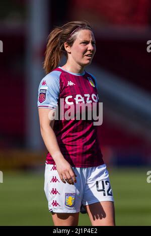 Aston Villa's Rachel Corsie during the Barclays Women's Super League ...