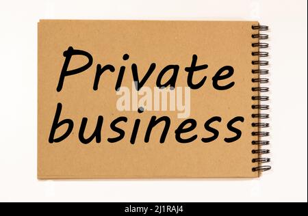 Word writing text Small Business. Business concept for privately owned corporations that has less employees Note paper taped to black computer screen Stock Photo
