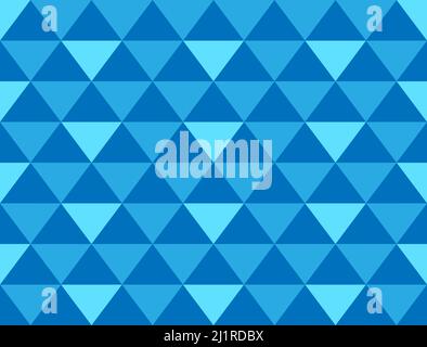 Triangle grid in a seamless repeat pattern - Vector Illustration Stock Vector