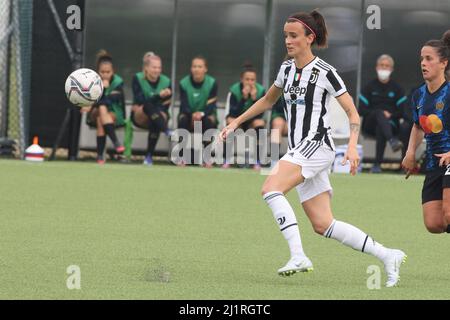 Turin, Italy. 27th Mar, 2022. Barbara Bonansea (Juventus Women) during Juventus FC vs Inter - FC Internazionale, Italian football Serie A Women match in Turin, Italy, March 27 2022 Credit: Independent Photo Agency/Alamy Live News Stock Photo