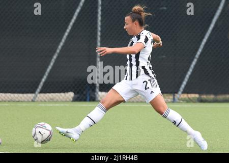 Juventus Training Center, Turin, Italy, March 27, 2022, Arianna Caruso (Juventus Women)  during  Juventus FC vs Inter - FC Internazionale - Italian football Serie A Women match Stock Photo