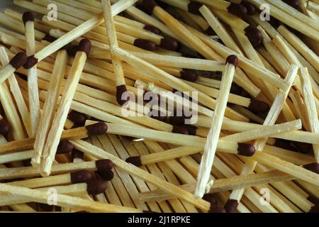 Matches. Some matches on white background. Matches Pattern. Abstract Background of Matches Pattern. Stock Photo