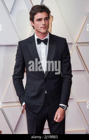 Jacob Elordi walking on the red carpet at the 94th Academy Awards held ...