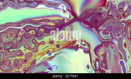 Abstract textural iridescent liquid background Stock Photo - Alamy
