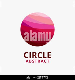 Abstract circle logo design Stock Vector