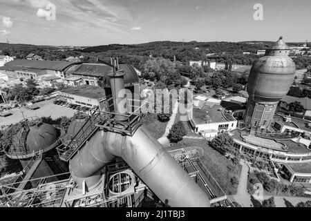 old iron works monuments from the late 20th century Stock Photo