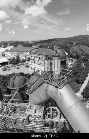 old iron works monuments from the late 20th century Stock Photo