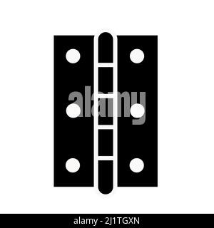 Door Hinge Icon, Door Hinge Connects Door With Door Frame Vector Art Illustration Stock Vector