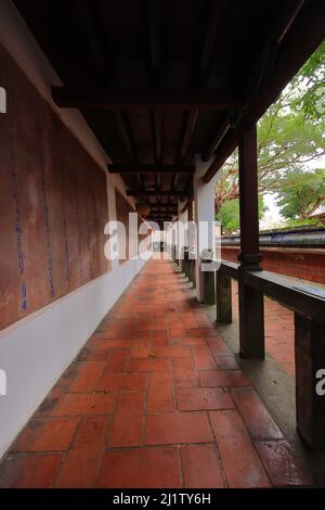 Lin family garden with elegant mansion and classic Chinese garden architectures in Banqiao District, New Taipei City, Taiwan Stock Photo