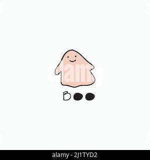 Cute hand drawn icons suitable for shirts, wall frames, kids clothing etc Stock Vector