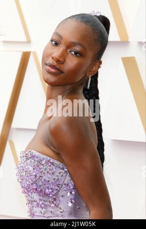 Los Angeles, USA. 27th Mar, 2022. LOS ANGELES - MAR 27: Demi Singleton at the 94th Academy Awards at Dolby Theater on March 27, 2022 in Los Angeles, CA (Photo by Katrina Jordan/Sipa USA) Credit: Sipa USA/Alamy Live News Stock Photo