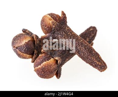 Dried cloves isolated on white background Stock Photo