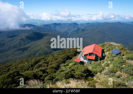 Powell Hutt, Mount Holdsworth, Tararua Ranges, North Island, New Zealand Stock Photo