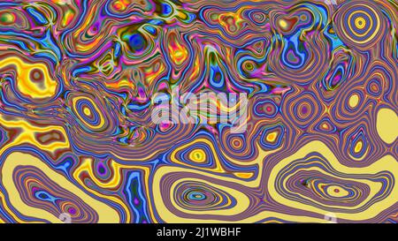 Abstract multicolored textural bright liquid background. Design, art Stock Photo