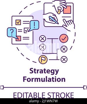 Formulation of the problem line icon concept. Formulation of the ...