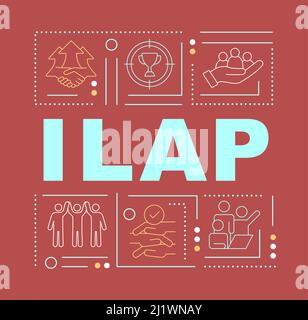 Integrated local area planning word concepts red banner Stock Vector