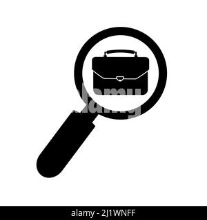 Search job icon, Vector illustration Stock Vector