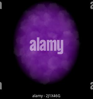 Neon pedestal with smoke effect. Stock Vector