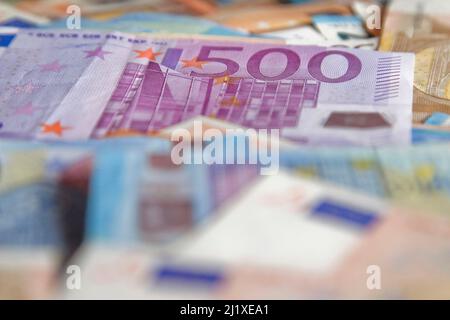 500 Euro note Stock Photo