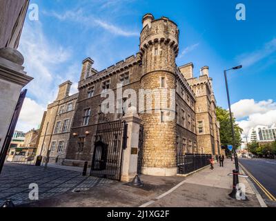 Exterior façade Finsbury Barracks base of the Honourable Artillery Company. City Road, London. Stock Photo