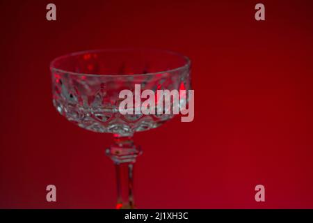 Glass lit from below with colored light creates consuming patterns to be used as a background Stock Photo