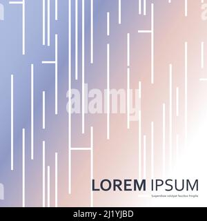 Abstract modern white lines on gradient vector background Stock Vector