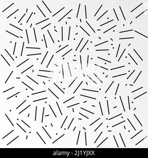 Seamless abstract pattern whith dots and lines Stock Vector
