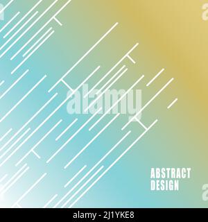 Abstract modern white lines on gradient vector background Stock Vector
