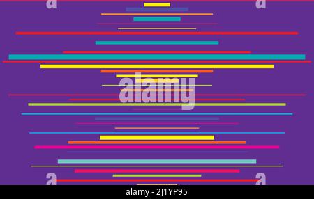 Random straight parallel lines, stripes geometric vector pattern - stock vector illustration, clip-art graphics Stock Vector