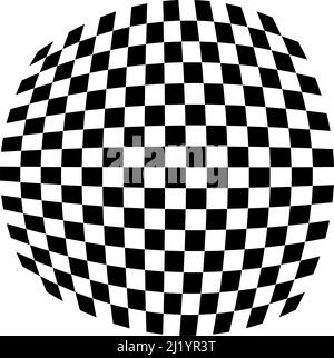 Checkered, squared pattern element. Race, racing, finishing line flag. Chessboard, checkerboard shape vector - stock vector illustration, clip-art gra Stock Vector