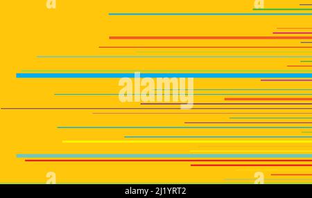 Random straight parallel lines, stripes geometric vector pattern - stock vector illustration, clip-art graphics Stock Vector