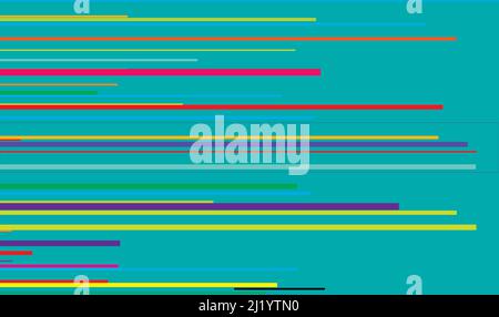 Random straight parallel lines, stripes geometric vector pattern - stock vector illustration, clip-art graphics Stock Vector