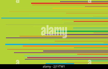 Random straight parallel lines, stripes geometric vector pattern - stock vector illustration, clip-art graphics Stock Vector