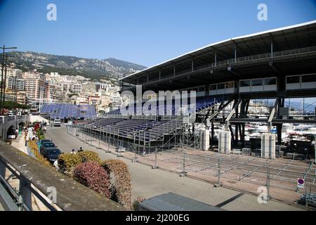 A tourist shop sells Monaco Grand Prix souvenir caps. (Photo by Dinendra  Haria / SOPA Images/Sipa USA Stock Photo - Alamy