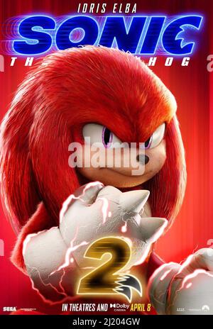 Sonic the Hedgehog 2' Character Posters Offer New Look At Knuckles